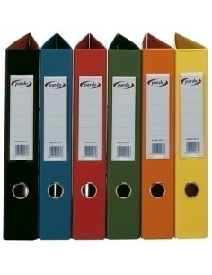 ARCHIVADOR PARDO PLAST.EX.Fº 70 NARANJA